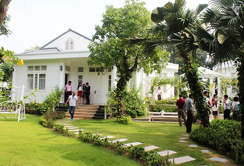 Một căn villa trong khuôn viên FLC Vĩnh Phúc Resort